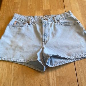 Guess Light Blue Denim Jean Shorts